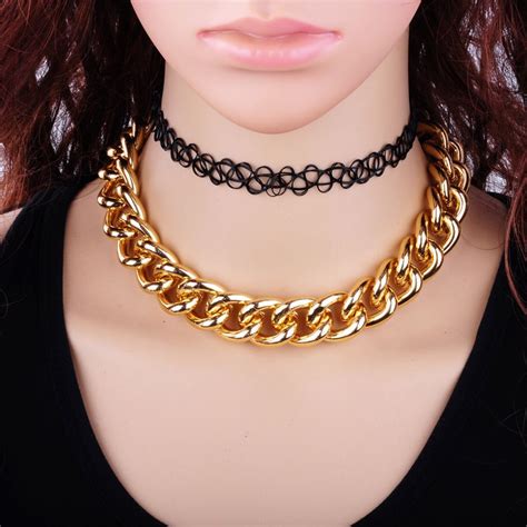 Hot Sale Elastic Fashion Vintage Stretch Tattoo Choker Necklace Retro