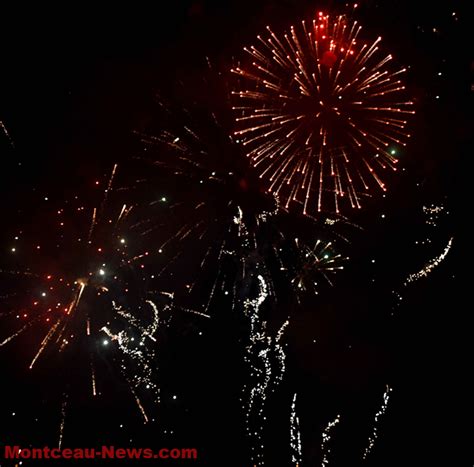 Montceau Les Mines Feu Dartifice Du 13 Juillet Montceau News L