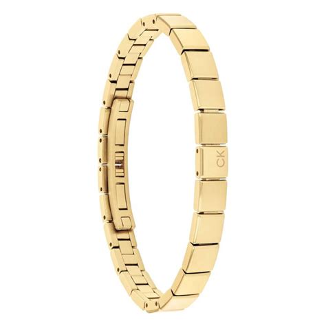 Bracelet Minimalistic Squares Doré 35000489 Calvin Klein Ocarat