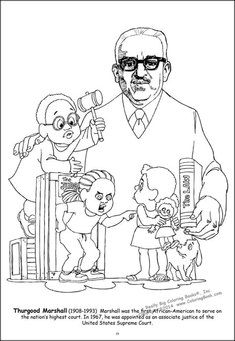 Free Thurgood Marshall Coloring Pages