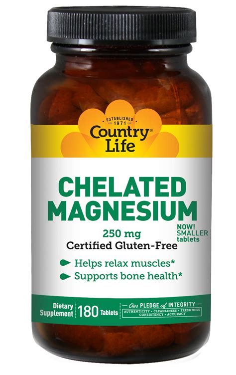 Chelated Magnesium 250 Mg