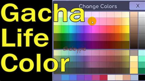 Gacha Skin Color Palette