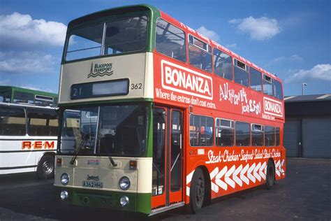 Blackpool Transport Bus 362 Rigby Road Bus Yard Blackpo Flickr