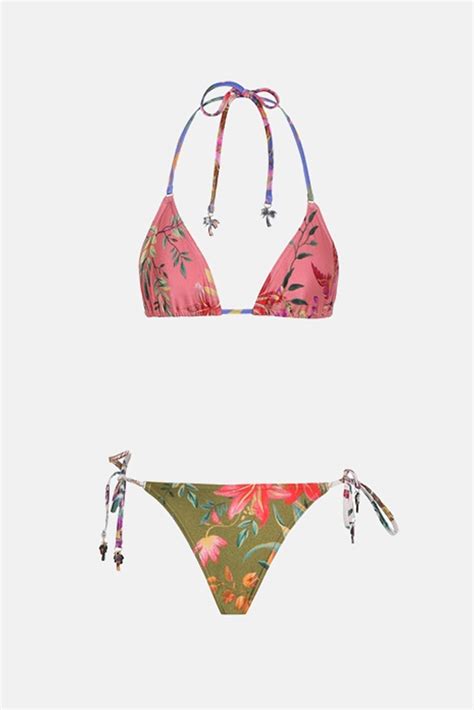 Buy Zimmermann Tropicana Mini Tri Bikini Swimwear At 20 Off Editorialist