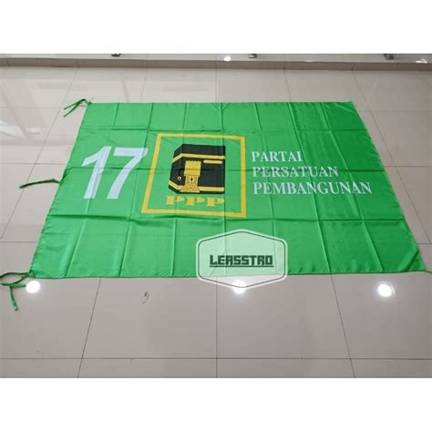 Jual Bendera Partai Ppp 150 X 225 Cm Shopee Indonesia