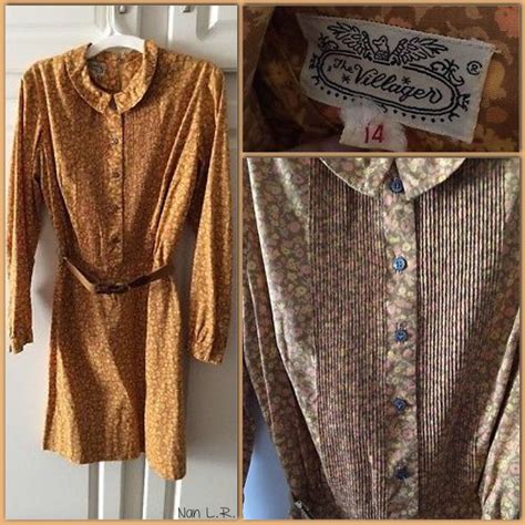 1960s The Villager Dress This Was A Common Style Of Villager Dress