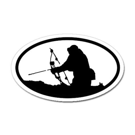 Archer Decal Oval Sticker - Pro Sport Stickers