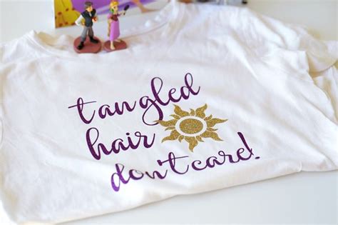 Diy Rapunzel Tangled Hair Don T Care Shirt The Farm Girl Gabs®