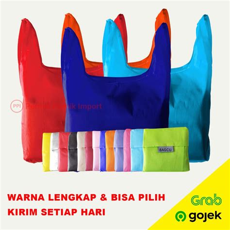 Jual Tas Supermarket Baggu Bagcu Modis Lipat Praktis Tas Belanja