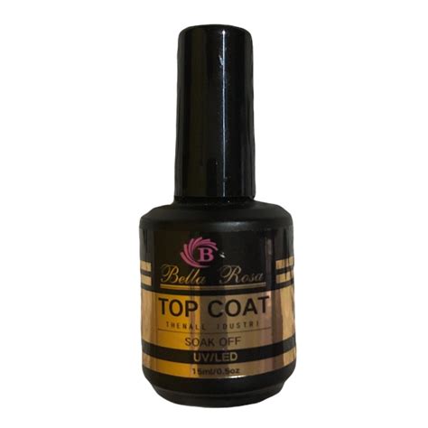 Top Coat Selante Bella Rosa Extra Brilho Unhas Gel Acrigel Shopee Brasil