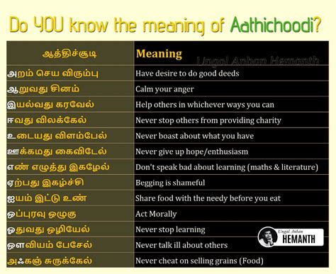 'Avvaiyar Aathichudi' Teaches Kids The Tamil Alphabet & Moral Values