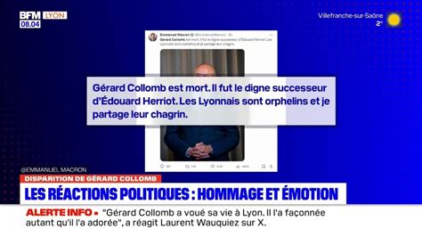 Un bâtisseur visionnaire les hommages politiques à Gérard Collomb