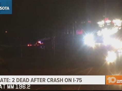 2 Dead 2 Seriously Injured After Hit And Run Crash On I 75 In Sarasota