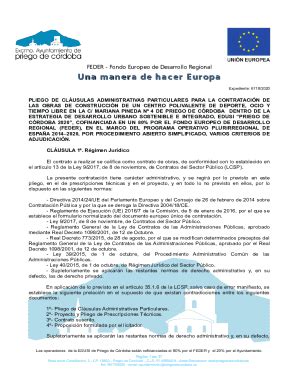 Completable En línea Operacin cofinanciada por el Fondo Europeo de