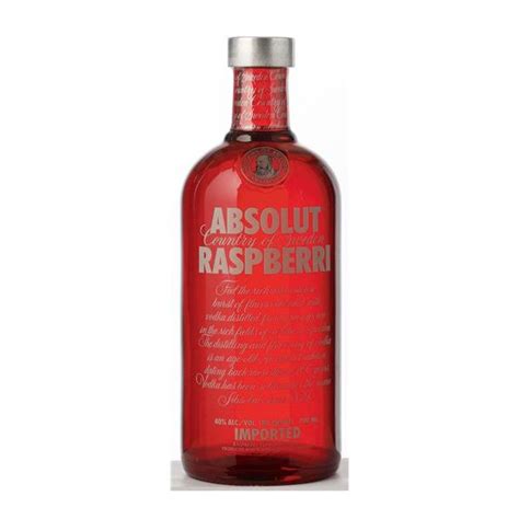 Absolut Raspberri Vodka 40 70 Cl