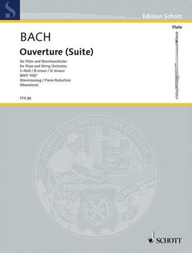 Edition Schott Ouverture Suite No Si De Johann Sebastian Bach