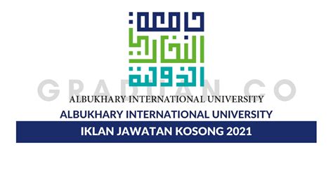 Permohonan Jawatan Kosong Albukhary International University • Portal ...