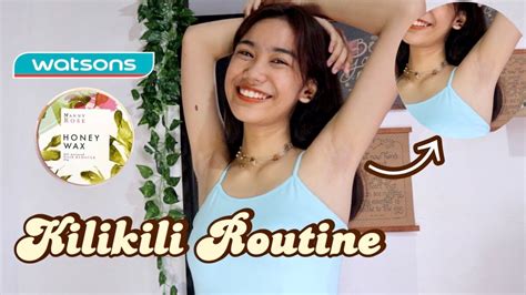 Kilikili Routine How I Wax My Kilikili Using P129 Watsons Honeywax