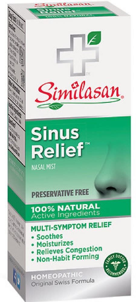 Pack Similasan Sinus Relief Nasal Mist Oz Walmart