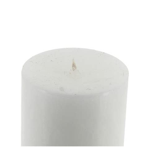 White Altar Candle Official Jubilee 2025 Logo Bas Relief 8x30 Cm