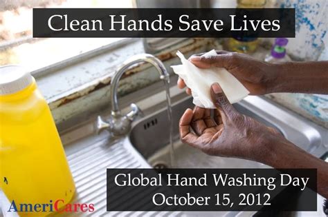 Clean Hands Save Lives On Global Hand Washing Day And Every Day