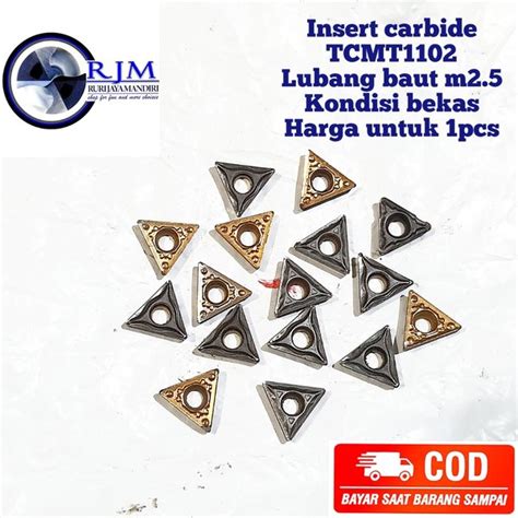 Jual Insert Carbide Pahat Bubut Betel Bubut Tcmt Lubang Baut M