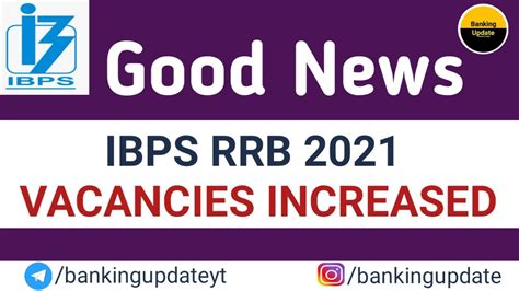 Good News Ibps Rrb 2021 Vacancies Increased Youtube