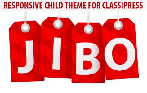 Jibo - Grid based, responsive Classipress child theme