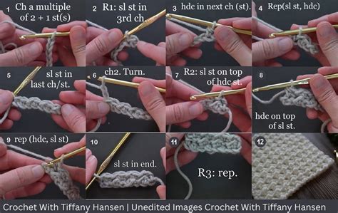 How To Crochet Crunch Stitch Step By Step Tutorial Red Agape Blog