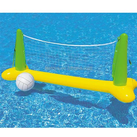 Swimming Pool Inflatable Volleyball Net Game Weighted Party Toy - Buy ...