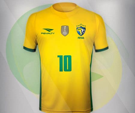 Camisas Da Sele O Brasileira De Futsal Penalty Mantos Do Futebol