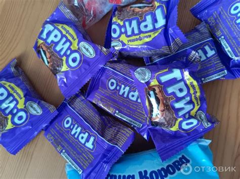 Отзыв о Конфеты с печеньем Акконд "Три-о" | Муж есть не стал, пришлось ...