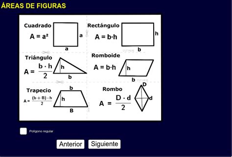 Reas De Figuras Geogebra