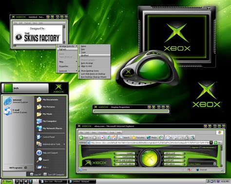 Official Xbox Windowblinds Theme Standalone And Windows Media Player