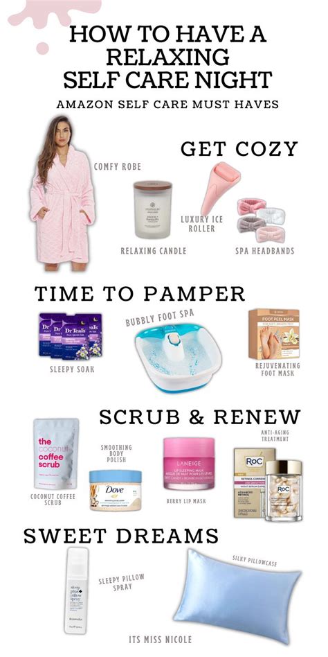 Must Have Self Care Night Routine Products From Amazon Pamper