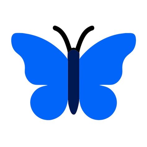 El Icono De La Mariposa Vector Premium Generado Con Ia