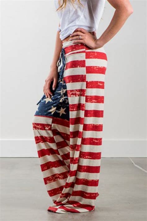 Hualong Long Plus Size American Flag Pants Online Store For Women Sexy Dresses