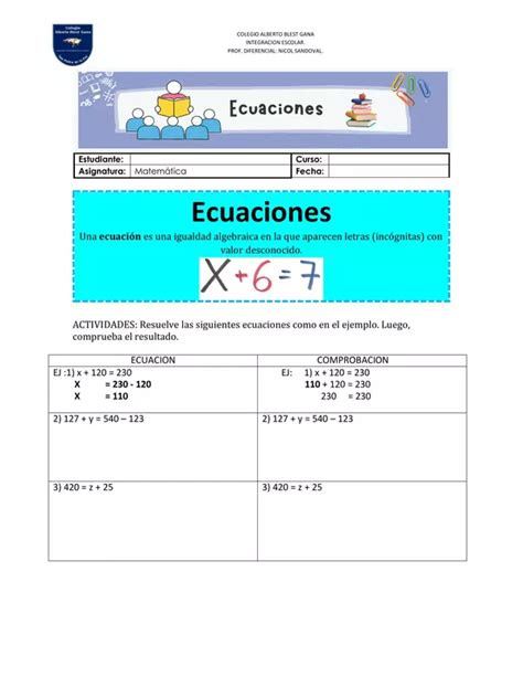 Guía ecuaciones profe social