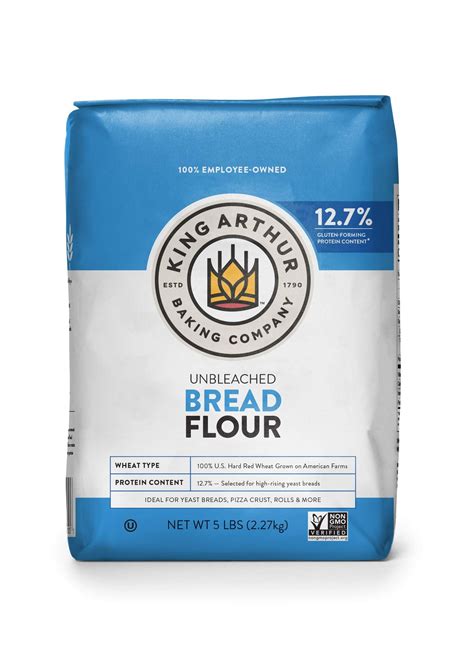 King Arthur Flour, Unbleached Bread Flour, 5 Lb - Walmart.com