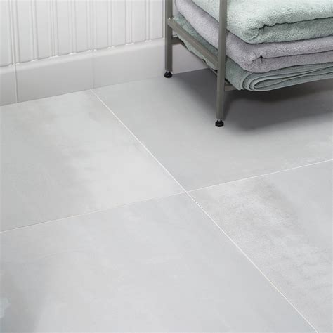 Hewlett Pearl Mist 24x24 Matte Porcelain Tile Tilebar