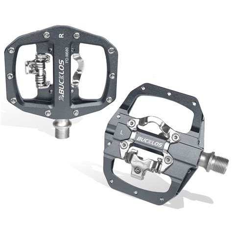 Bucklos Spd Pedals Pd M Mtb Mountain Bike Clip In Dual Sided Pedals