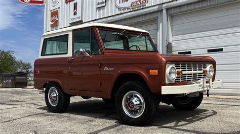 1972 Ford Bronco For Sale At Auction Mecum Auctions