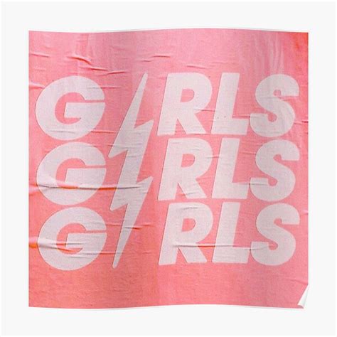 Girls Girls Girls Poster For Sale By Livesassy Redbubble