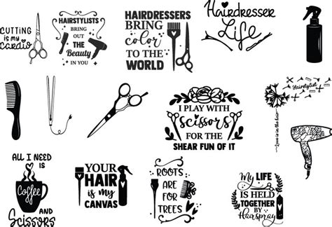Hair Dresser Svg Hair Stylist Svg Hairdresser Svg Eps Png Etsy