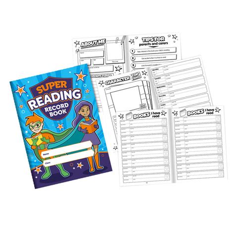 KS2 Reading Records Classpack (Superhero) - School Merit Stickers