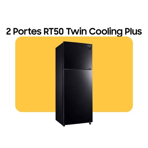 RÉFRIGÉRATEUR 2 PORTES RT50K50522C SAMSUNG Couleur Noir