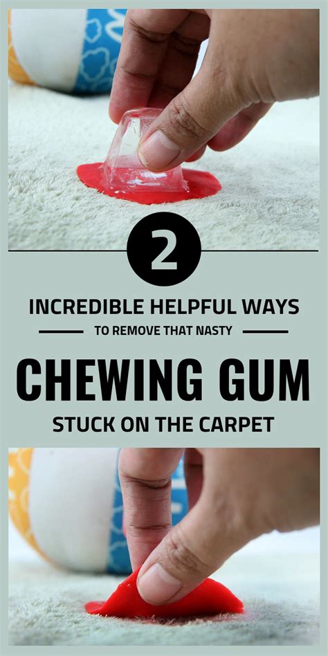 How To Remove Old Gum From Fabric