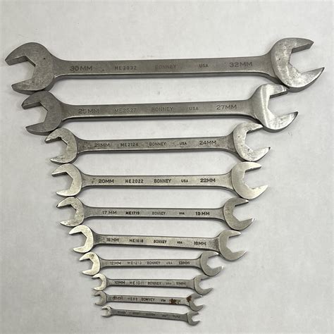 Bonney 10pc Open-End Metric Wrench Set (6mm-32mm) - Shop - Tool Swapper