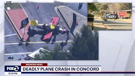 Plane Crash Into Concord California Intersection Kills One Merced Sun