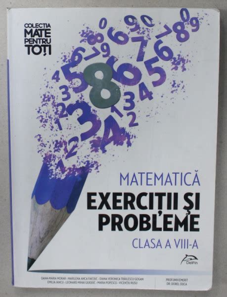 MATEMATICA EXERCITII SI PROBLEME PENTRU CLASA A VIII A De MARILENA